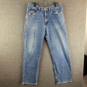 Lee Relaxed Fit Jeans Mens 36x32 Blue Denim Straight Leg Casual Workwear Pants